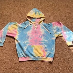 Ron Jon Pastel Tie-Dye Hoodie Adult XL